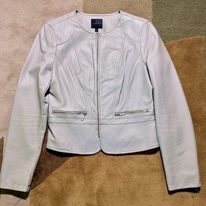 The Limited Faux Leather Moto Jacket